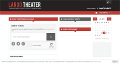 Desktop Screenshot of largotheater.com